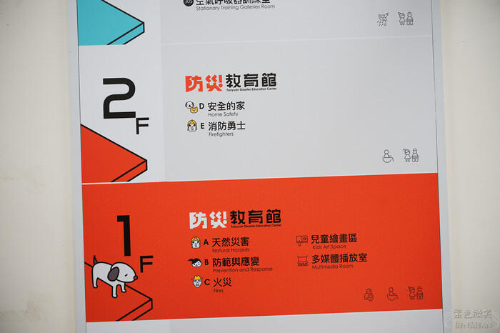桃園市八德區桃園防災教育館》室內免費入場當一日小小消防員羅伊，多元的互動體驗、充滿了娛樂性與知識性