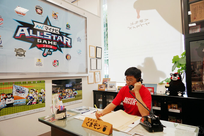 日本くまモン熊本熊本部長辦公室》萌萌的熊本熊逗趣好玩，部長辦公室人氣滿點 熊本縣必遊景點