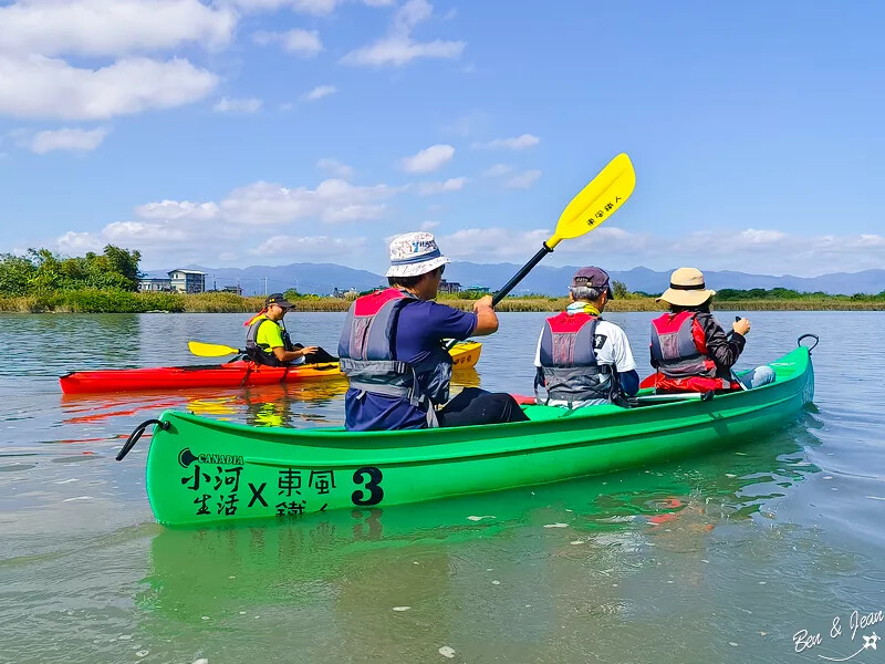 宜蘭縣五結鄉宜蘭五結一日遊》蘭陽溪口休閒農業區景點～精采獨木舟、蝦丸DIY 、釣蝦體驗，特色下午茶