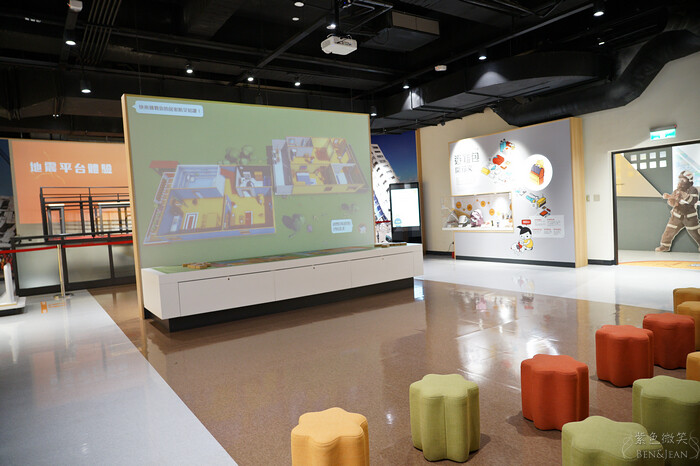 桃園市八德區桃園防災教育館》室內免費入場當一日小小消防員羅伊，多元的互動體驗、充滿了娛樂性與知識性