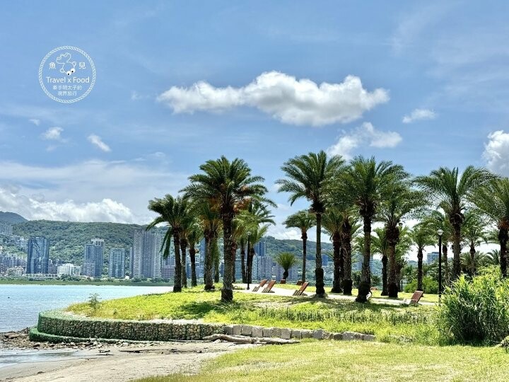 全新放風景點!270度賞河岸風光,八里左岸米倉無限公園 - 魚兒 x 牽手明太子的「視」界旅行
