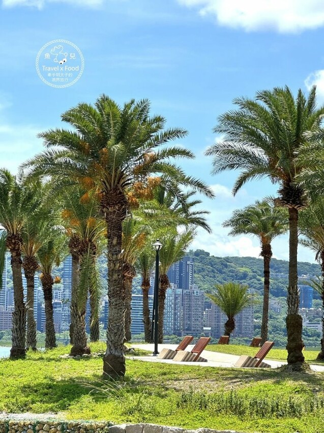 全新放風景點!270度賞河岸風光,八里左岸米倉無限公園 - 魚兒 x 牽手明太子的「視」界旅行