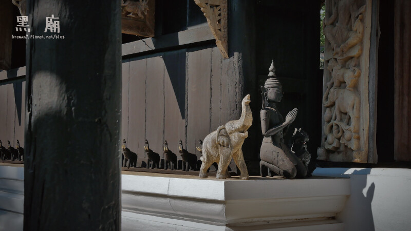 《泰國清邁自由行》清萊黑廟(黑屋博物館)│宛如部落遺蹟的死亡 黑廟(黑屋博物館)-4