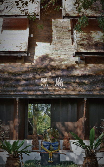 《泰國清邁自由行》清萊黑廟(黑屋博物館)│宛如部落遺蹟的死亡 黑廟(黑屋博物館)-19