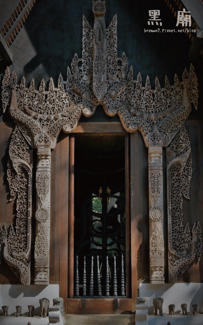 《泰國清邁自由行》清萊黑廟(黑屋博物館)│宛如部落遺蹟的死亡 黑廟(黑屋博物館)-15