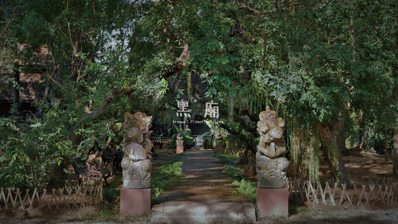 《泰國清邁自由行》清萊黑廟(黑屋博物館)│宛如部落遺蹟的死亡 黑廟(黑屋博物館)-24