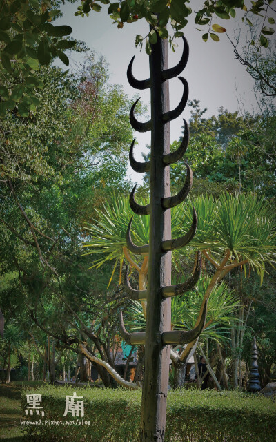 《泰國清邁自由行》清萊黑廟(黑屋博物館)│宛如部落遺蹟的死亡 黑廟(黑屋博物館)-25