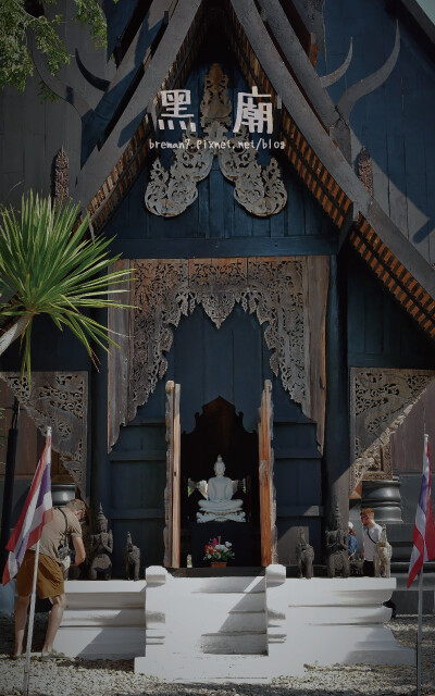 《泰國清邁自由行》清萊黑廟(黑屋博物館)│宛如部落遺蹟的死亡 黑廟(黑屋博物館)-1