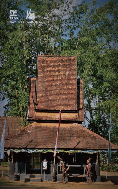 《泰國清邁自由行》清萊黑廟(黑屋博物館)│宛如部落遺蹟的死亡 黑廟(黑屋博物館)-23