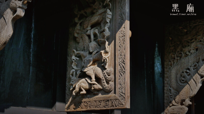 《泰國清邁自由行》清萊黑廟(黑屋博物館)│宛如部落遺蹟的死亡 黑廟(黑屋博物館)-7