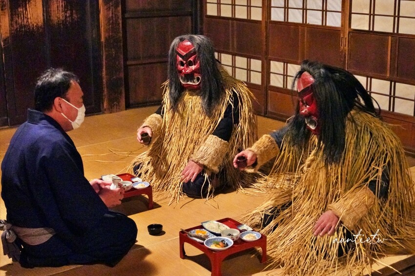 日本【秋田旅遊】男鹿｜男鹿真山傳承館體驗生剝鬼造訪，震撼生剝鬼太鼓秀