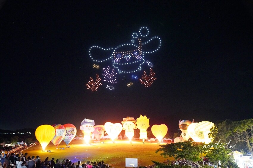 台東縣鹿野鄉【台東】鹿野高台｜2024台灣國際熱氣球嘉年華，光雕秀無人機，三麗鷗家族大集合！