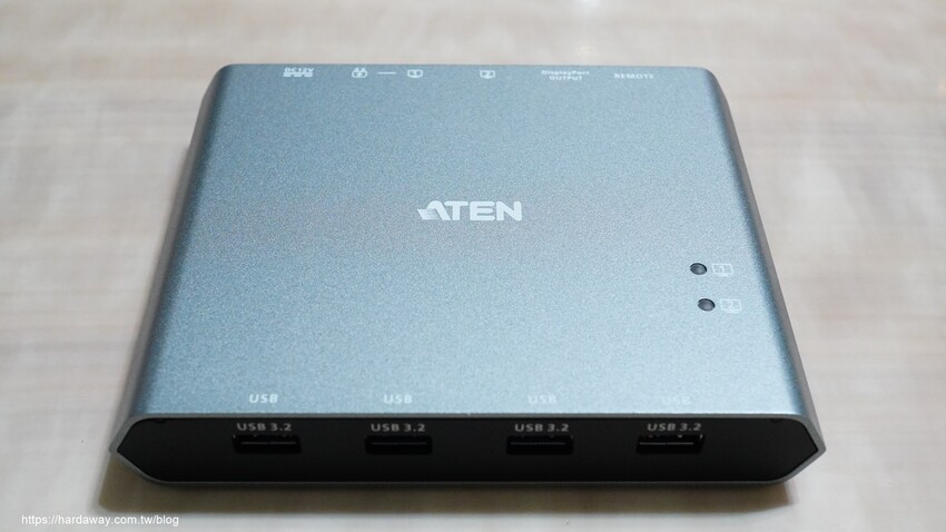 宏正科技ATEN ATEN 2埠USB-C 4K DP KVM跨裝置切換器US3311