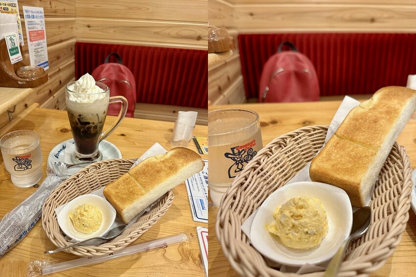 福岡早餐的最佳選擇！客美多咖啡的早餐開箱，如何用超划算的價格享受高品質吐司和拿鐵的詳細感受。