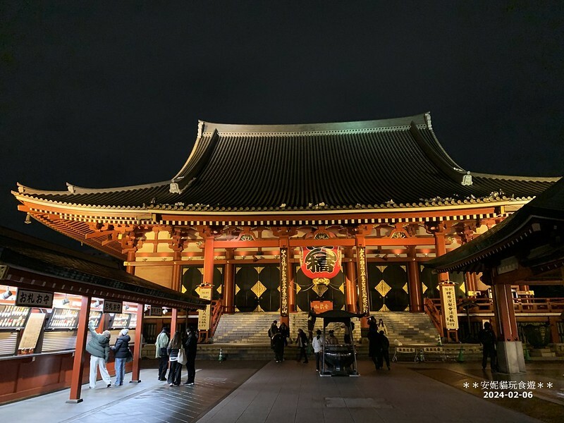 日本【2024日本關東北陸滑雪之旅】大雪的淺草寺 & 夜晚的淺草寺 及 淺草文化觀光中心