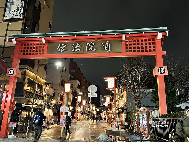 日本【2024日本關東北陸滑雪之旅】大雪的淺草寺 & 夜晚的淺草寺 及 淺草文化觀光中心