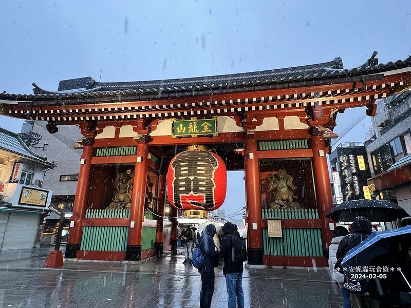 日本【2024日本關東北陸滑雪之旅】大雪的淺草寺 & 夜晚的淺草寺 及 淺草文化觀光中心