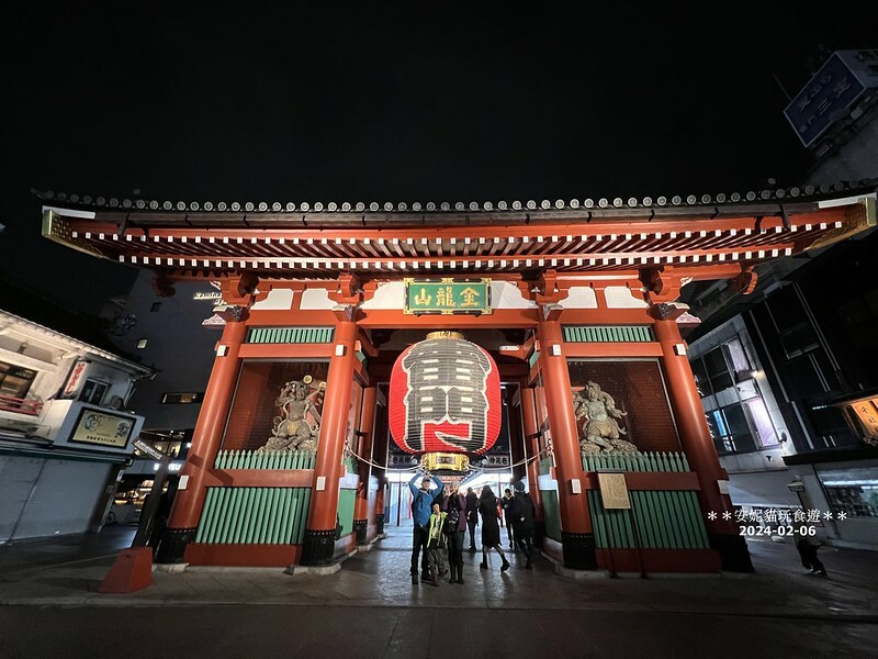 日本【2024日本關東北陸滑雪之旅】大雪的淺草寺 & 夜晚的淺草寺 及 淺草文化觀光中心