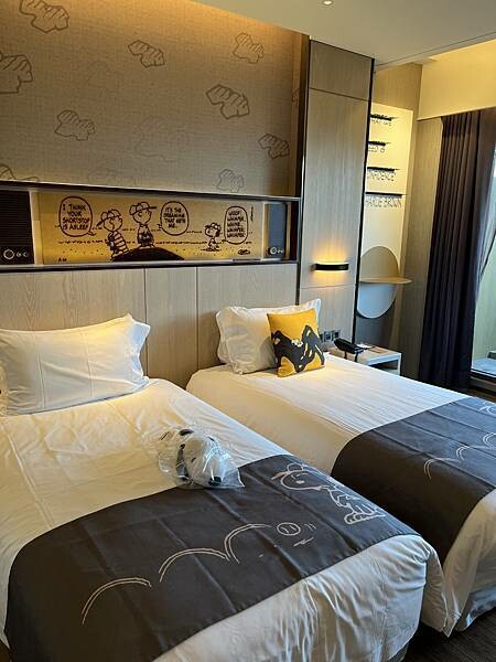 桃園龍潭名人堂花園大飯店Snoopy主題房！絕對值得來打卡！