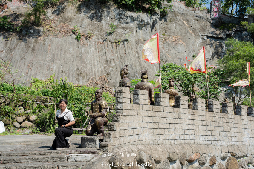 台南白河景點_台灣萬里長城，MV拍攝場景！免費古裝體驗，一秒