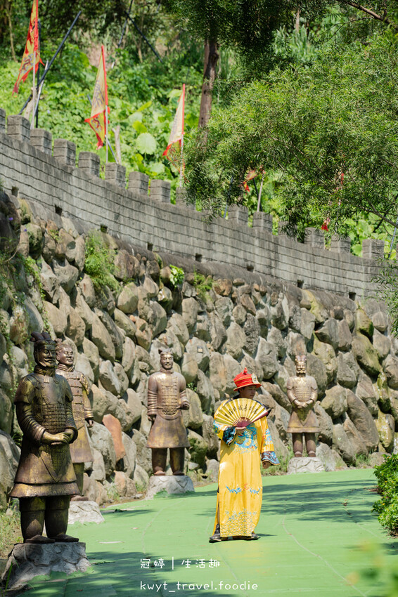 台南白河景點_台灣萬里長城，MV拍攝場景！免費古裝體驗，一秒