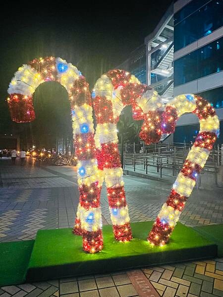 2023年新北耶誕城燈飾。走走逛逛