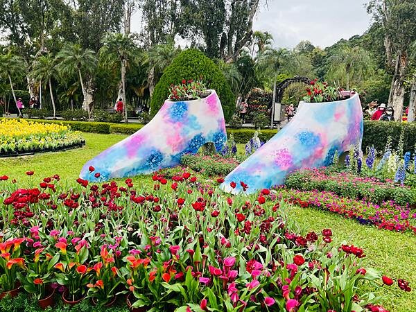 2024年士林官邸公園鬱金香花季:相鬱祈福。鬱金香齊放