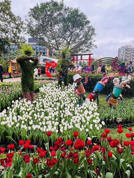 2024年士林官邸公園鬱金香花季:相鬱祈福。鬱金香齊放