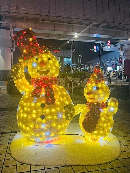 2023年新北耶誕城燈飾。走走逛逛