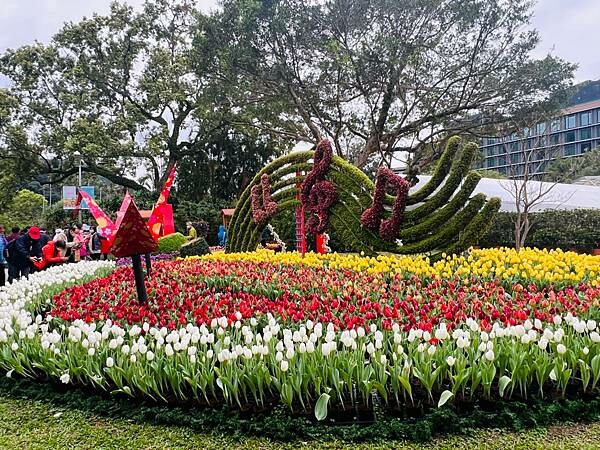 2024年士林官邸公園鬱金香花季:相鬱祈福。鬱金香齊放