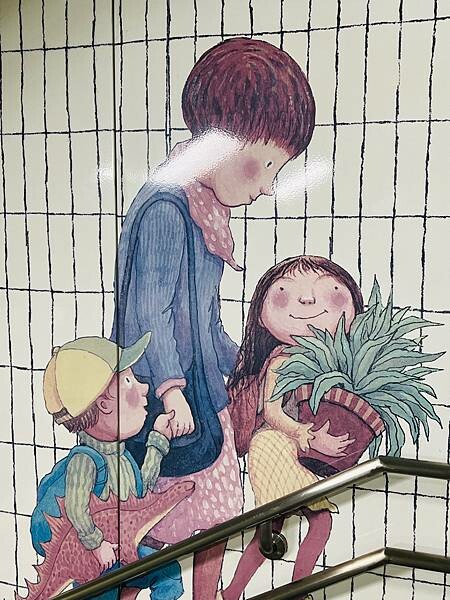 台北美麗超好拍照的捷運站：南港站幾米彩繪