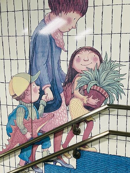 台北美麗超好拍照的捷運站：南港站幾米彩繪