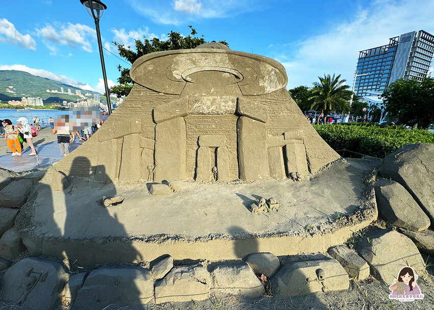 【新北免費景點】2024八里城市沙雕展，有17座沙雕及3大宇