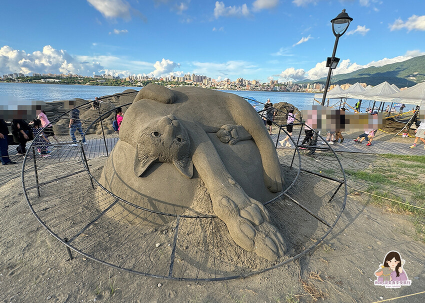 【新北免費景點】2024八里城市沙雕展，有17座沙雕及3大宇