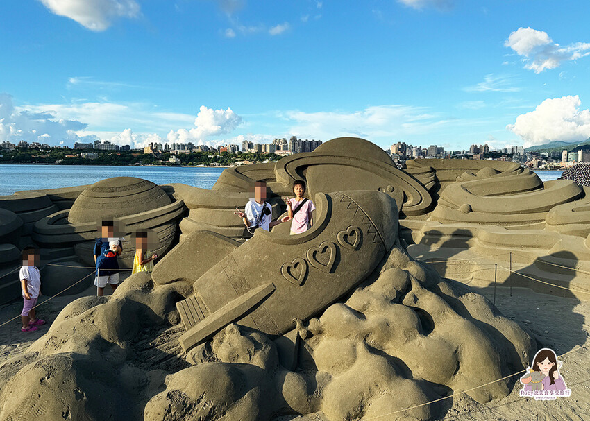 【新北免費景點】2024八里城市沙雕展，有17座沙雕及3大宇