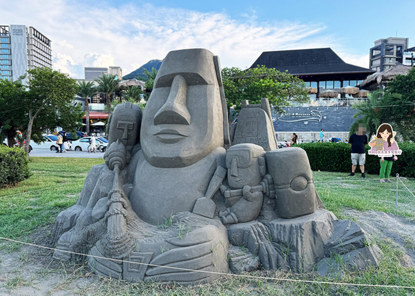 【新北免費景點】2024八里城市沙雕展，有17座沙雕及3大宇