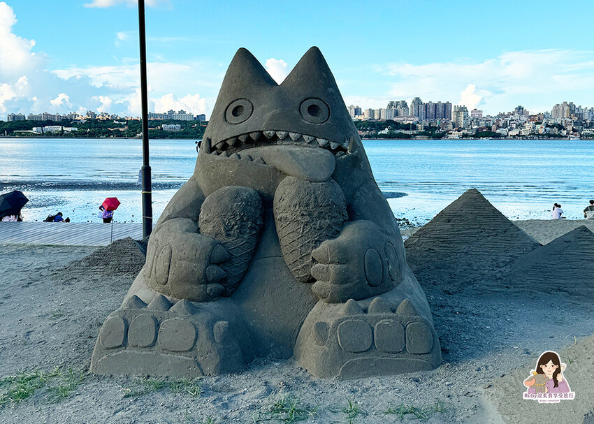 【新北免費景點】2024八里城市沙雕展，有17座沙雕及3大宇