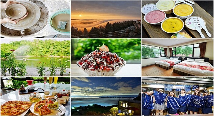 繡球花冰淇淋！苗栗夢幻「花露農場Flower Home」，讓你在花海中享受幸福滋味。