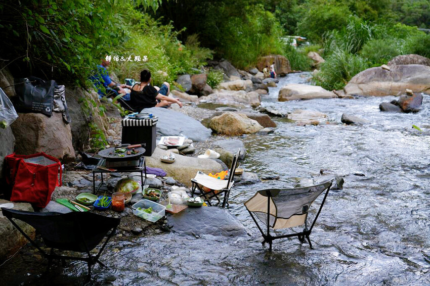 宜蘭溪邊玩水撈魚「圳頭鴛鴦溪」,員山隱藏版溪邊烤肉、親子玩水