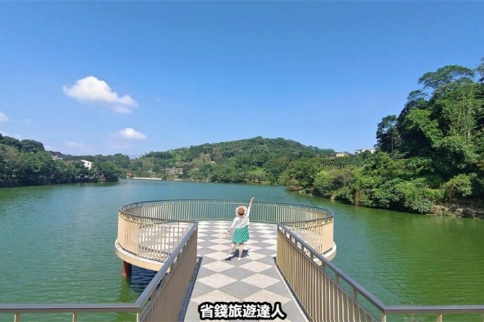 南投縣埔里鎮南投埔里景點｜虎頭山觀景平台,免費看埔里百萬夜景的飛行場地