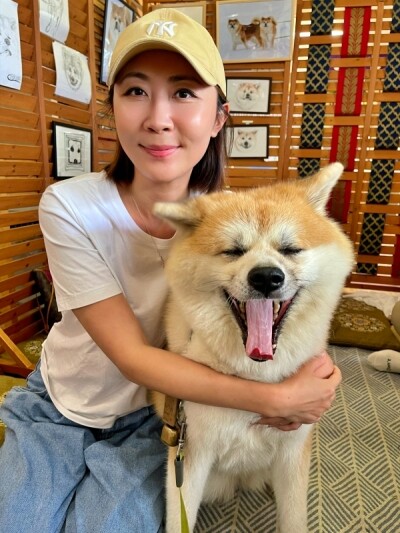 日本【秋田旅遊】古澤溫泉光葉館，與超萌秋田犬的近距離接觸