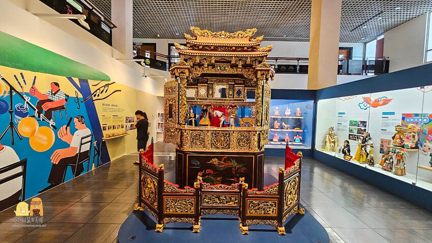 台北市松山區便宜有冷氣附停車場的親子景點 台北偶戲館，超好逛好玩有互動區，世界各國玩偶一次看完