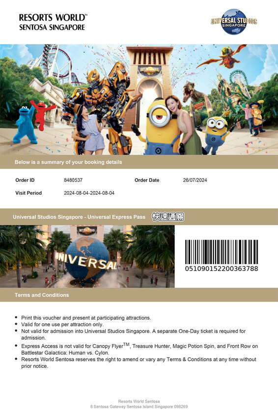 新加坡｜新加坡旅遊｜新加坡環球影城值得去嗎？ 帶小孩快速通心得 含入島攻略