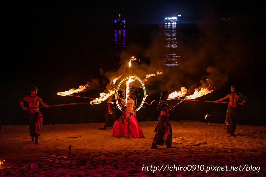 新北市金山區【新北活動】2024北海夜金閃閃-北海潮與火│金山中角灣衝浪基地沙灘區│交通‧公車‧台灣好行│如何拍火舞‧拍攝