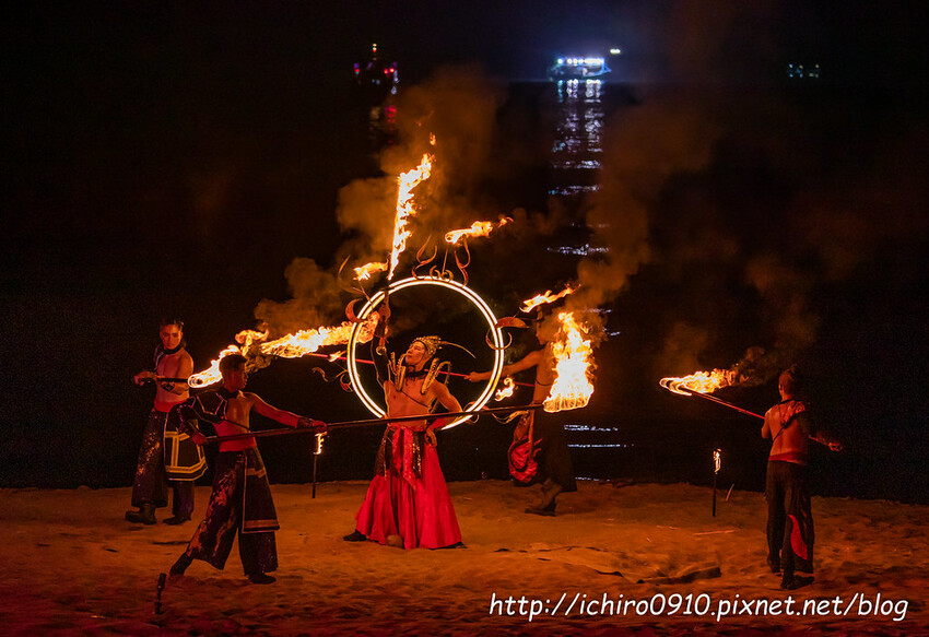 新北市金山區【新北活動】2024北海夜金閃閃-北海潮與火│金山中角灣衝浪基地沙灘區│交通‧公車‧台灣好行│如何拍火舞‧拍攝