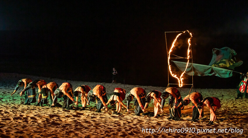 新北市金山區【新北活動】2024北海夜金閃閃-北海潮與火│金山中角灣衝浪基地沙灘區│交通‧公車‧台灣好行│如何拍火舞‧拍攝