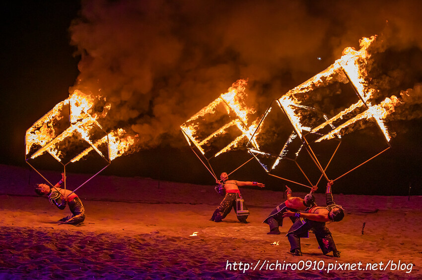 新北市金山區【新北活動】2024北海夜金閃閃-北海潮與火│金山中角灣衝浪基地沙灘區│交通‧公車‧台灣好行│如何拍火舞‧拍攝