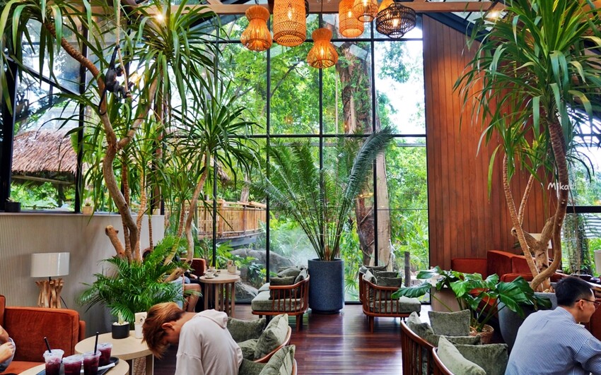 普吉島超人氣三隻猴子餐廳!原始叢林美景中的下午茶,搭配刺激的滑索體驗。