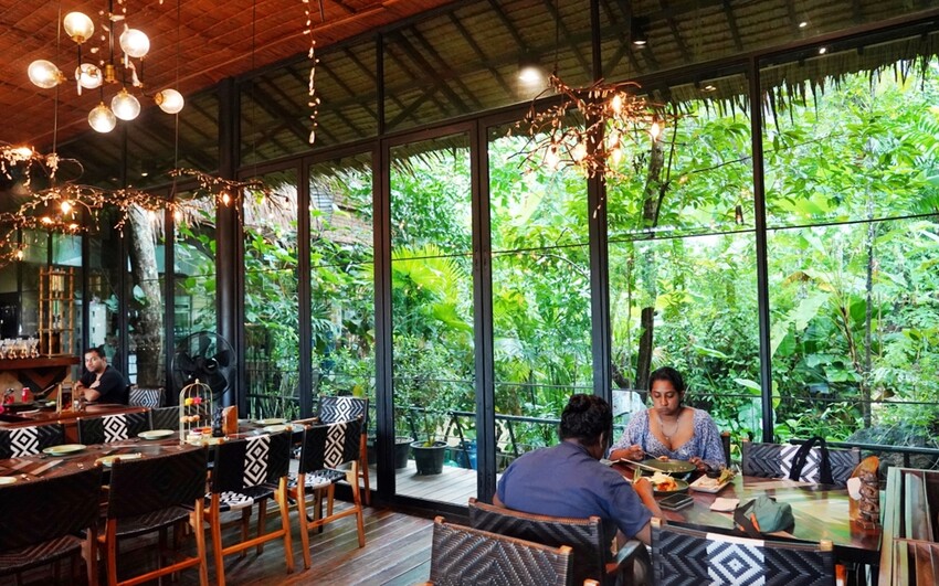 普吉島超人氣三隻猴子餐廳!原始叢林美景中的下午茶,搭配刺激的滑索體驗。