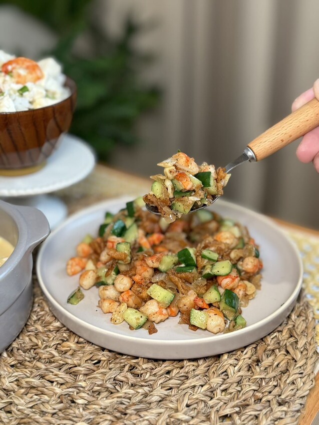 食譜分享|金沙蝦仁豆腐、可樂果蝦鬆-安永鮮物根島蝦仁 – 艾瑞絲的吃貨日常